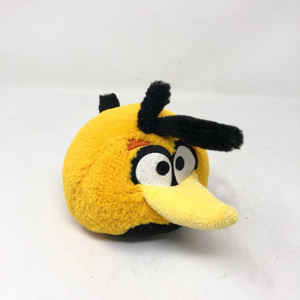 Angry Birds 5" Bubbles Yellow Bird Plush 2012 Commonwealth Non Working Sound
